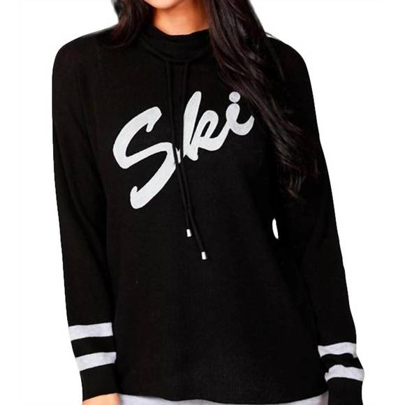 NEW ANGEL ski drawstring pullover in black/gray - Picture 1 of 1
